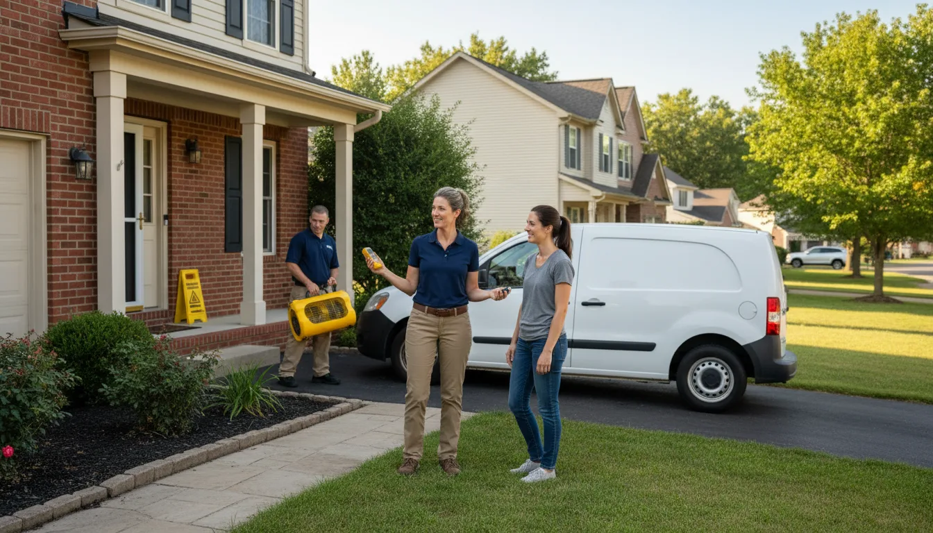 Residential water damage restoration in Cuddebackville, NY